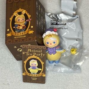 *AUTHENTIC* Pop Mart Pucky Animal Tea Party Figure- Confirmed Ducky Baby